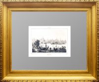 Казань №2. Данвин. 1838г. Антикварная гравюра