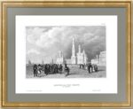 Колокольня Ивана Великого. 1848г. Викерс/Маер. Старинная гравюра