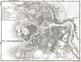 Финский залив с планами Санкт-Петербурга и Царского села. 1849г. Старинная карта
