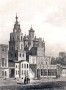 Москва. Церковь Успения на Покровке. 1838. Кадоль. N39 . Старинная гравюра