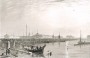 Петербург. Нева и Адмиралтейство. 1837г. Викерс. Старинная гравюра - антикварный подарок