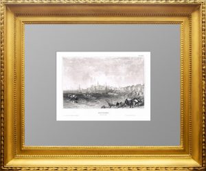 Кострома. 1841г. Свиньин/Пейн. Старинная гравюра