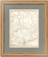 Западная Сибирь, Урал, Казахстан. 1838 г. SDUK. Антикварный подарок в кабинет руководителю - старинная карта Западная Сибирь, Урал, Казахстан. 1838 г. SDUK. Антикварный подарок в кабинет руководителю - старинная карта
