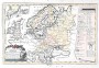 Восточная и северная Европа. 1791г. Рейли. Ручная раскраска. Старинная карта в подарок