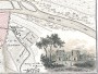 План Парижа в границах 1223 года. Vuillemin. 1860г. Старинная гравюра