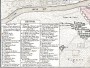 План Парижа в границах 1223 года. Vuillemin. 1860г. Старинная гравюра