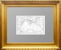 Старинная гравированная карта Чёрного моря XIX века. 1838г. Дювотне