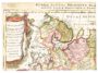 Белая Россия или Московия. RUSSIÆ ALBÆ. 1698г. Сансон, Шенк. Антикварная кабинетная карта