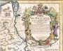 Антикварная карта "Московия. Север". 1746г. Делиль. Кабинетный формат. ВИП подарок