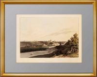 Смоленск. 1815г. Музейный экземпляр. Акватинта, акварель. Эксклюзивный подарок