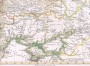 1861г. Европейская Россия по Штилеру. Юг. Старинная карта. Подарок руководителю в кабинет