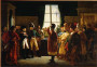 Александр I представляет Наполеонy нерегулярную кавалерию. 1838г. Музейный экземпляр