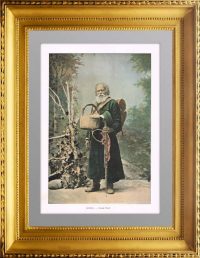 1890г. Русский паломник. Фотогравюра. Гийо