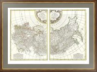 Карта "Российская  империя".  1771г. Музейный экземпляр. Достойный ВИП подарок чиновнику