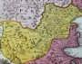 Старинная карта Каспийского моря (Баку, Дагестан). 1728г. Музейный экземпляр