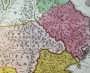 Старинная карта Каспийского моря (Баку, Дагестан). 1728г. Музейный экземпляр