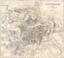 Балтийское море с планом Петербурга. 1861г. Старинная карта, кабинетный ВИП подарок