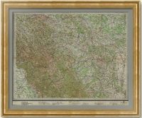 Западная Украина - Австро-Венгрия. Дрогобыч на старинной карте. 1914г. Лист 50х75! Редкость.