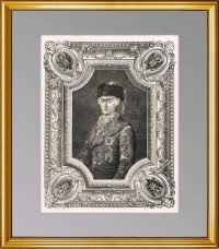 Екатерина II. Портрет. Шибанов/Паннемейкер. 1862г. Антикварная гравюра
