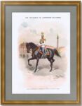 Николай II в форме лейб-гвардии Конного его величества полка. 1901г. Старинная литография