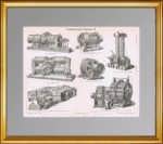 Электрические генераторы II. 1886г. Антикварный подарок электрику, энергетику