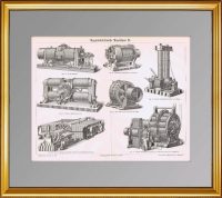 Электрические генераторы II. 1886г. Антикварный подарок электрику, энергетику