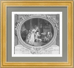 Это папа! 1792г. Горп/Лоне. Антикварная гравюра - музейный экземпляр