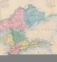 Крым и Севастополь. 1855г.  Лист 49х63. Старинная карта