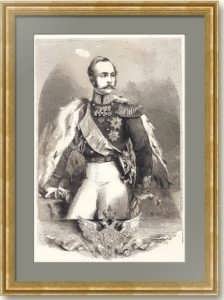 Александр II. Гравированный портрет. 1864 г. Ботман / Смит