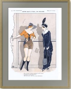 La Vie Parisienne. 1912г. А как же твой тур по России? Старинная литография
