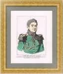Портрет генерала, князя П.М. Волконского. Жакмин. 1869г. Музейный экземпляр. Антикварная гравюра