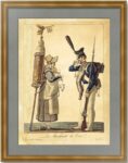 Русские войска в Париже в 1814 г. Верне/Дебюкур. Старинная гравюра. Музейный экземпляр