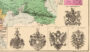 Европа. Старинная политическая карта. 1882г. Антикварный подарок