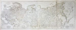 Российская империя. 1772г. (53х128) Старинная оригинальная карта