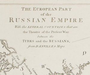 Российская империя. 1772г. (53х128) Старинная оригинальная карта