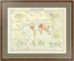 Картография мира. 1922г. История изучения Земли. Старинные карты