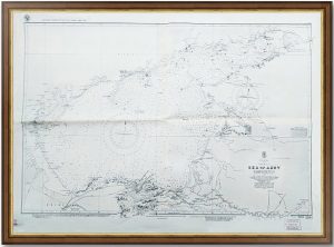 Азовское море. Морская карта. 1938г. (70x102!). Гидр. управление ВМС США