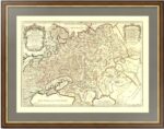 Белая Россия или Московия 1717г. (55x78). Сансон/Жайо. Старинная карта России