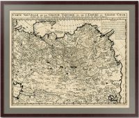 Великая Тартария. 1719. Витсен/Шателен. Старинная карта