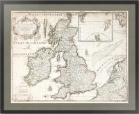 Британские острова. 1780г. Старинная карта. Атрибуция не завершена