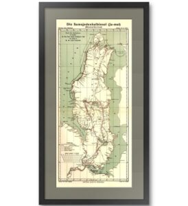 Ямал (56x27) Житков. 1911г. Старинная карта
