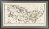 Российская империя в Европе, Азии и Америке. 1797г. Редкая старинная карта