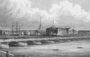 Петербург. Вид на Исаакиевский мост и новый собор. 1834г. Гравюра