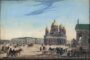 Петербург. Исаакиевский собор. 1835г. Старинная оригинальная литография