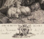 Русские развлечения. 1768г. Лепренс (Цейссиг)/Хенрикез. Старинная музейная гравюра