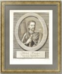 Иван Мазепа. 1796г. Старинный гравированный портрет. Редкость