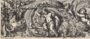 Барочные орнаменты (фризы) 1. Флоральный мотив с путти. Лепотр. 1660г. Старинная гравюра. Редкость.