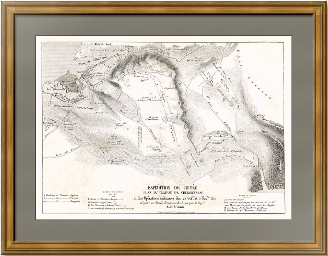 Инкерманское сражение 1854 карта