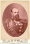 Александр III, портрет по фотографии Трунова. 1894г. Старинная гравюра