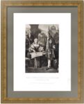 Екатерина II и император Иосиф II в Крыму. Гайслер. 1843г. Старинная гравюра
